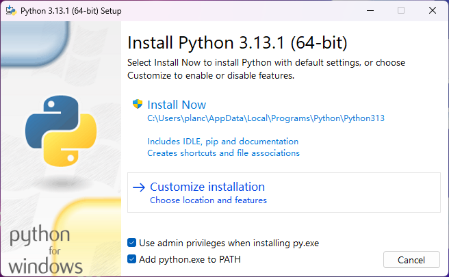 Install Python